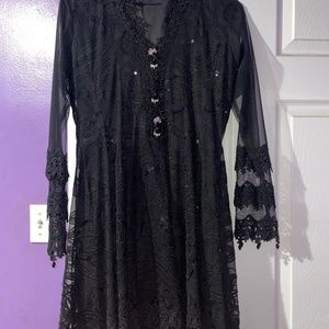 Black Designer Indian Dress
